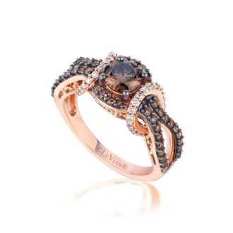 Le Vian Ladies Grand Sample Sale Ring in 14K Strawberry Gold