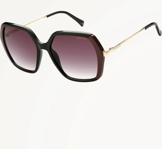 Radley London Black Oversized 70S Sunglasses Wandsworth SS26 Radley London