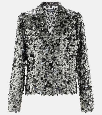 Dolce & Gabbana Blazer con paillettes