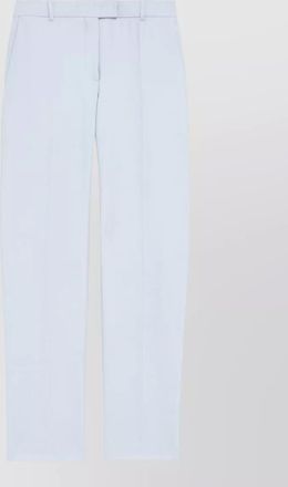 Alexander McQueen silk straight-leg tailored trousers