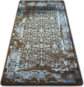 RugsX Rugsx - Alfombra Acr&iacute;lica Manyas 0920 Marr&oacute;n/azul Brown 80x150 Cm