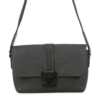 Louis Vuitton Monogram Black Noir Leather Handbag Shoulder Bag (Pre-Owned)
