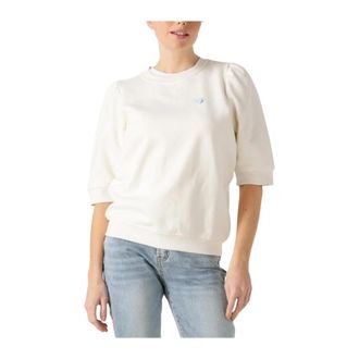 Janice Dames, Sweatshirts & Hoodies, Wit, Maat: M