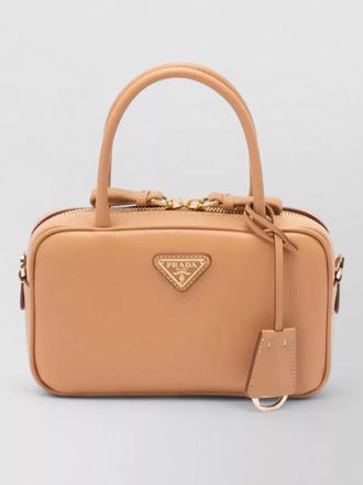 Prada mini calf leather tote bag