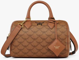 MCM Ella Boston Bag In Lauretos
