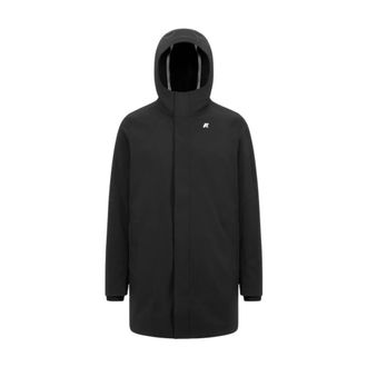 K-Way Marlyn Bonded Jacket - Heren - Parka Jassen - Zwart - 2XL - Polyester - Jassen
