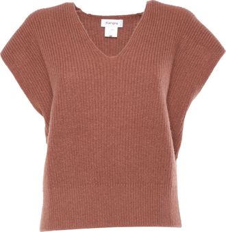 Kangra Cashmere Kangra Kaschmirweste Chiuso Costa Inglese Scollo V