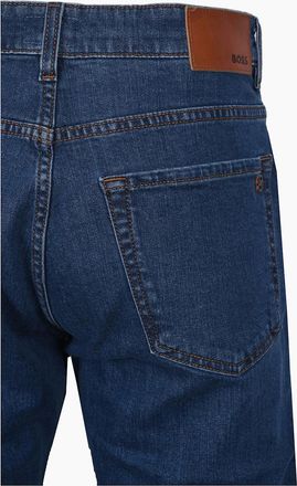 HUGO BOSS Mens Boss Orange RE MAINE JEANS DARK BLUE - Navy - Size: 32/32