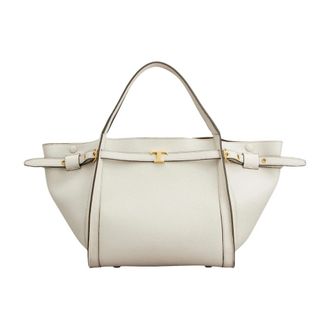 Tod's T Timeless Tote Bag - Dames - Handtassen - Wit - ONE Size - Leer - Tassen