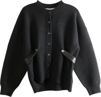 Alexander Wang Vest met knoop - Zwart