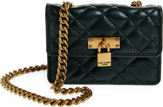 Kurt Geiger Micro Brixton Quilted Shoulder Bag in Black at Nordstrom Rack
