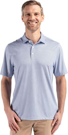 Cutter & Buck Pike Eco Diamond Dot Print Recycled Mens Polo