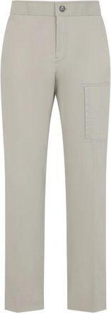 Brioni Sanremo Broek - Heren - Straight fit broeken - Beige - XL - Katoen - Broeken
