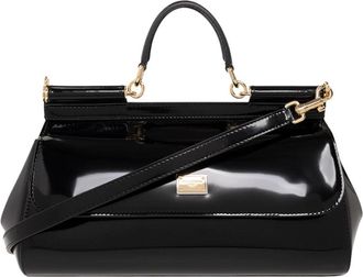 Dolce & Gabbana Handtas - Dames - Schoudertassen - Zwart - ONE Size - Leer - Tassen