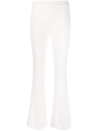Blanca Vita high-waisted flared trousers - White