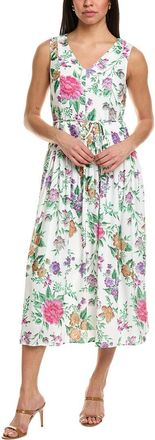 Julia Jordan Printed Voile Midi Dress