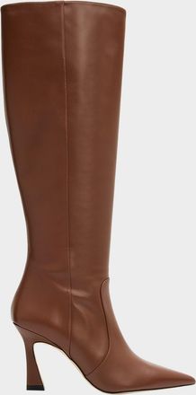 Stuart Weitzman 85mm Vinnie Patent Leather Knee-High Boots