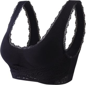 Generic Cool Stuff Under 10 pounds Under 1 Pound Sports Bras Women Non Wired Seamless Underwear Removable Padded Breathable Brassiere Full Coverage Soft Comfo