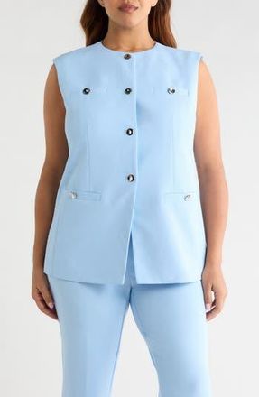 Anne Klein Welt Pocket Vest in Lakeshore at Nordstrom Rack, Size 14 W