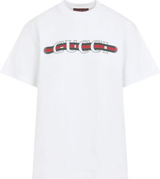 Gucci Dames, Tops, Wit, Maat: S Katoen