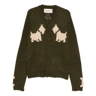 Baziszt Cardigans, male, Green, Size: M Bobby Cardigan