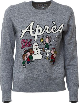 MC2 Saint Barth Peanuts Intarsia Apr&egrave;s Ski Motif Sweater