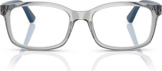 Vogue Eyewear 50mm Pillow Optical Glasses in Transparent Grey at Nordstrom