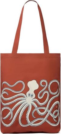 Inou&iuml; Editions Shopper Bag Octopus - Dames - Shoppers - Rood - ONE Size - Polyester - Tassen