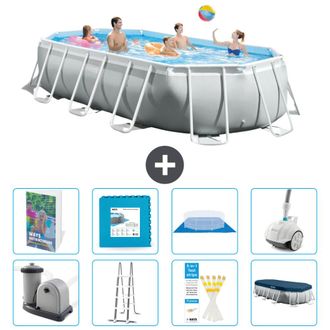Intex Piscina Prism Frame Oval - 503x274x122 Cm - 9-piezas S531
