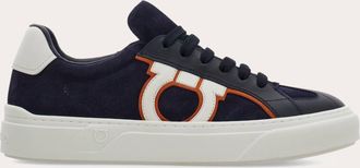 Ferragamo Men Gancini sneaker Blue Size 10.5