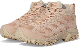 Merrell Moab 3 Mid WP Womens Shoes Powder : 10.5 M, Suede/Leather