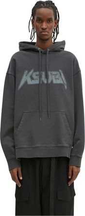 Ksubi Heren, Sweatshirts & Hoodies, Grijs, Maat: XL