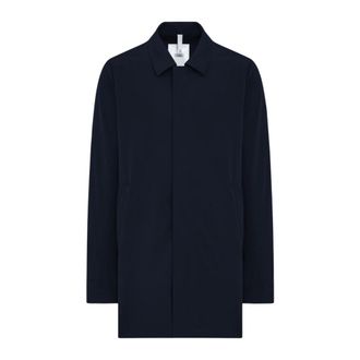 Duno Single-Breasted Coats, male, Blue, Size: M Malbec-Torano Coat