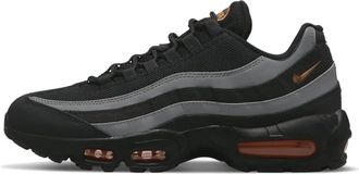 Nike Air Max 95 Mens Trainers DX2657 (Black/Safety Orange/Iron Grey 001) UK 10 (EU 45)
