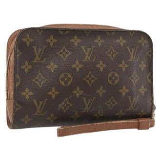 Louis Vuitton Pre-owned Orsay Clutch - Dames - Pre-owned - Bruin - Maat: ONE Size