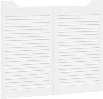 vidaXL Puertas Batientes 2 Uds. 80 X 50 Cm Madera De Pino Maciza Vidaxl