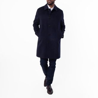 Burberry Paddington Cashmere Car Coat, Brand Size 52 ( US Size 42 )