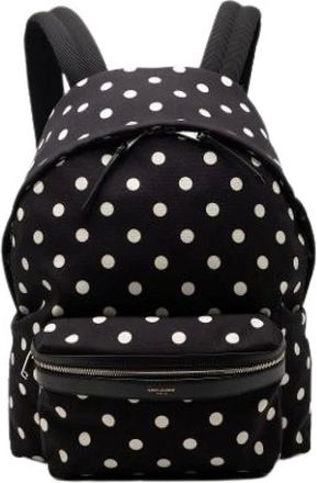 Saint Laurent Pre-owned Backpacks, female, Black, Size: ONE SIZE Pre-owned The City Backpack