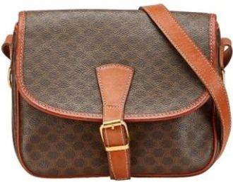 Celine Pre-owned Cross Body Bags, female, Brown, Size: ONE SIZE Pre-owned Plastic Cross Body Bag