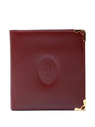 Cartier 2000-2020s Must bi-fold wallet - Red