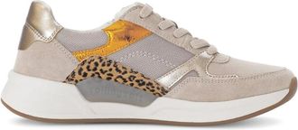 Gabor Rolling Sneaker - Beige - Dames - Sneakers - Beige - 40 EU - Leer - Schoenen