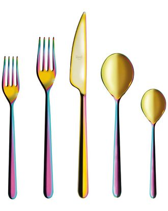 Mepra Rainbow 5Pc Flatware Set With $37 Credit