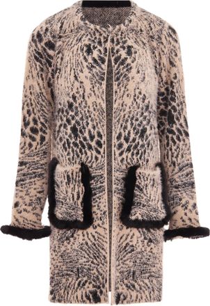 Faina Vest Dames roze zwart