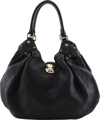 Louis Vuitton Black Noir Mahina Leather Tote Bag (Pre-Owned)