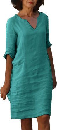 Generic Hawaiian Fancy Dress Women Spanish Dresses for Women Cruise Essentials Cover White Linen Dress Nighty Plus Size Retro Fancy Outfits