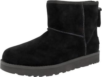 UGG Classic Mini Logo Zip, Botte Classique Femme, Noir, 36 EU