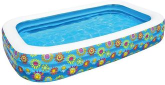 Bestway Piscinetta Gonfiabile Family Cm 305x183 Con Decoro Pesci