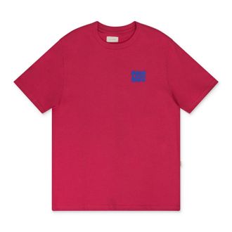 Aim&eacute; Leon Dore Pink SS Stacked Logo Tee