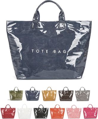 Generic Christmas Plaid PVC Tote Bag for Women - Large Top Handle Handbag, Spacious Shopping & Work Tote (G)