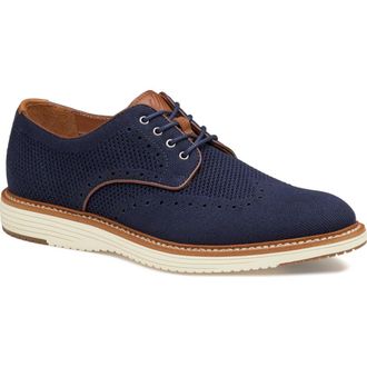 Johnston & Murphy Upton Knit Wingtip in Navy at Nordstrom Rack, Size 10.5